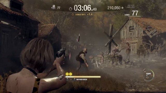 Resident Evil 4 Remake | Ashley Graham in Leopard Dress Mercernaries Village S++ Rank смотреть онлайн