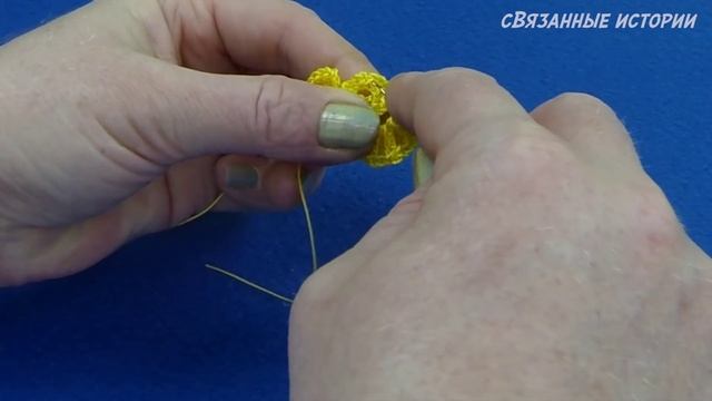 Вязание крючком. Цветы анютины глазки смотреть онлайн