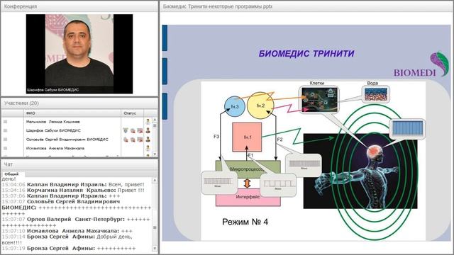 БИОМЕДИС ТРИНИТИ | принцип действия. Конференция с разработчиком приборов Biomedis Trinity. смотреть онлайн