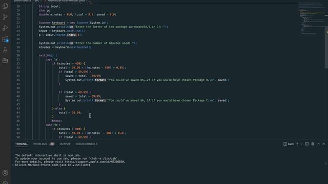Mobile Service Provider, Part 2 Programming Challenge in Java смотреть онлайн