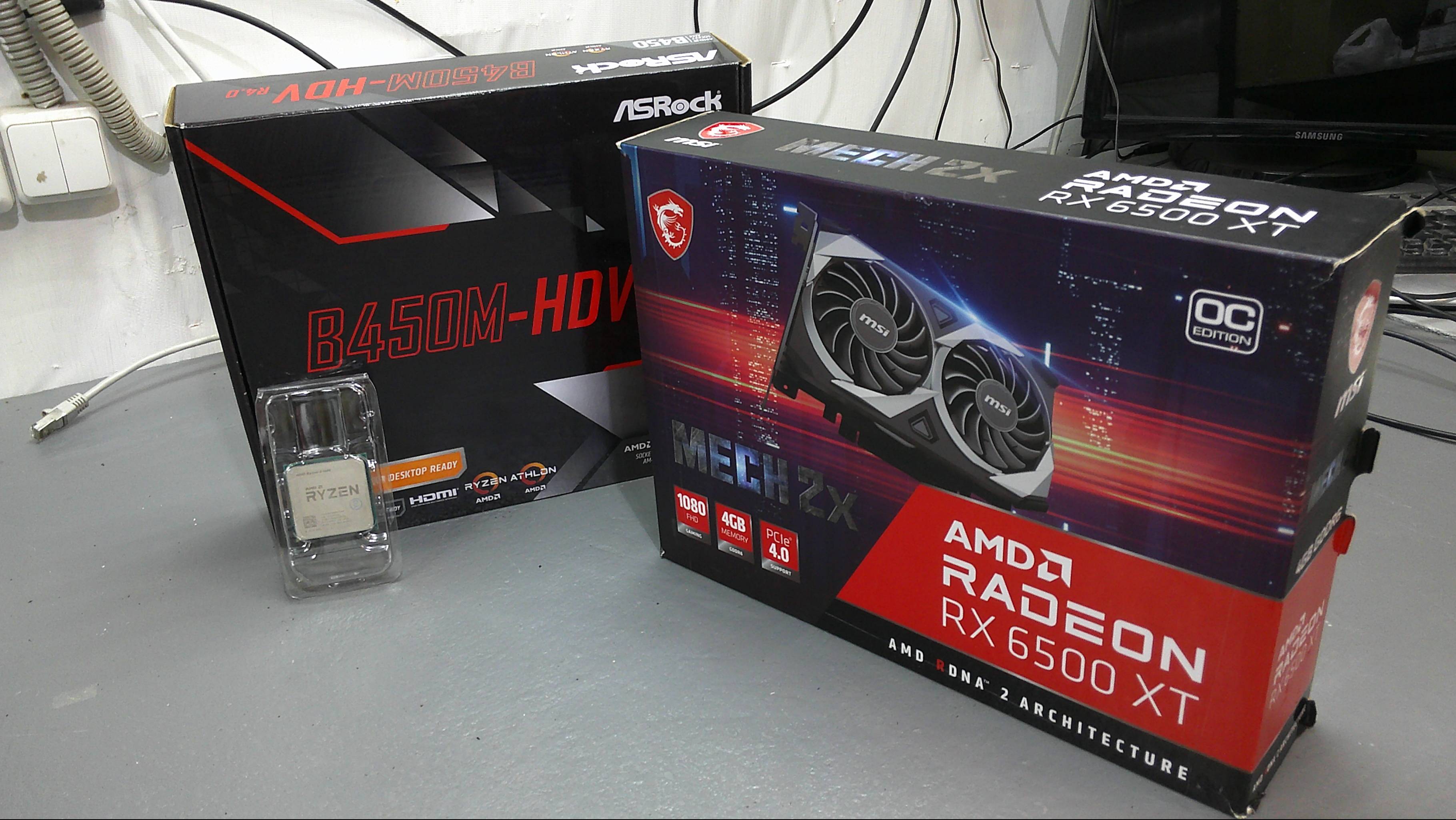 Среднебюджетная игровая сборка на Ryzen 5 1500X и AMD RX6500XT смотреть онлайн
