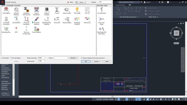 Diagrama de control en AutoCAD Electrical │Autoretencion Contactor Electrico смотреть онлайн