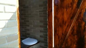 Туалет из Lego кирпича