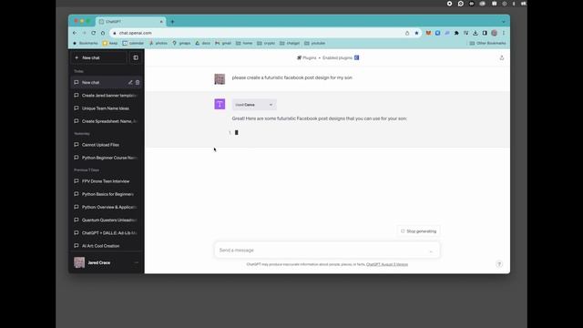 ChatGPT now designs anything with embedded Canva plugin!! смотреть онлайн