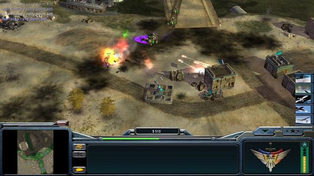 Command & Conquer Generals Zero Hour Challenge Air Force 1 (Hard) смотреть онлайн