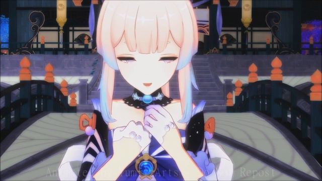 For I... am Kokomi, Leader of Watatsumi I- || Genshin Impact Meme [RE-ANIMATED] смотреть онлайн