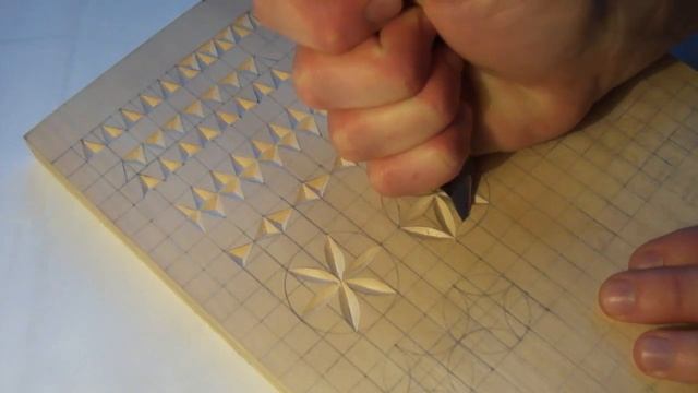 Геометрическая резьба по дереву. Урок 4 (geometric wood carving) смотреть онлайн