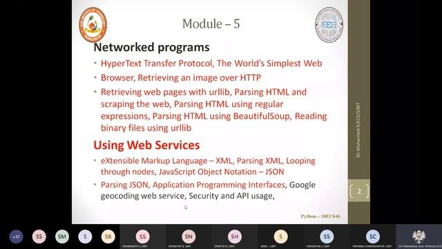 Python - Networked Programs смотреть онлайн