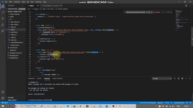 React ile Mysql Select İşlemi(Php) смотреть онлайн