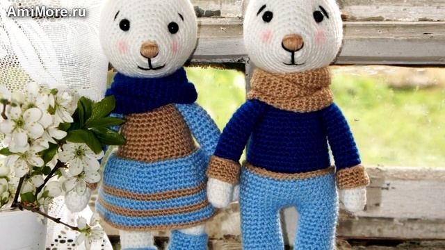Амигуруми: схема Зайчиха. Игрушки вязаные крючком - Free crochet patterns. смотреть онлайн