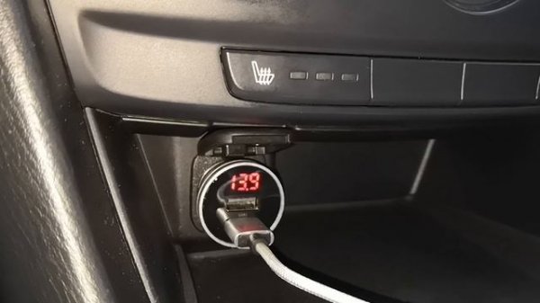 Baseus Dual USB 4.8A 24W: Тест USB-адаптера в прикуриватель с ВОЛЬТМЕТРОМ