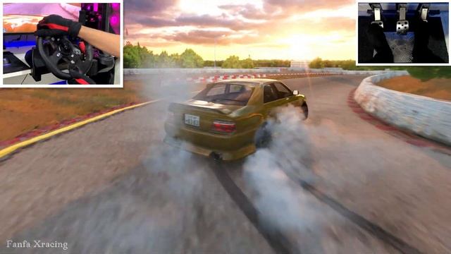Toyota Chaser - Assetto Corsa - Drifting | Park Caline | Steering Wheel |4k смотреть онлайн