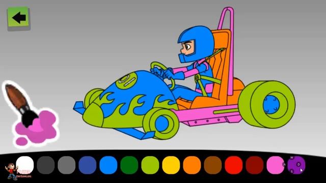 Coloring! Mini Games - Ben 10 Alien Race Android/iOS Gameplay смотреть онлайн