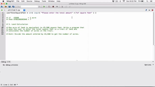 2.3. Land Calculation - Python смотреть онлайн