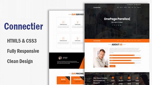 Connectier – One Page HTML Bootstrap 4 Template | Themeforest Website Templates and Themes смотреть онлайн