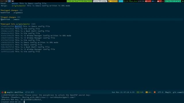 Emacs Sign Git Commit In Magit 2021_11_21 07:17:00 смотреть онлайн