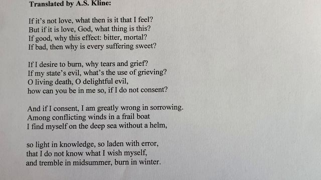 The Lit Plague: The Petrarchan Sonnet смотреть онлайн