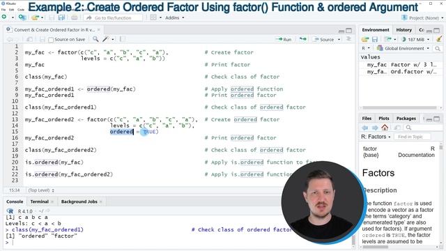 Convert & Create Ordered Factor in R (3 Examples) | ordered & is.ordered | Check for Sorted Values смотреть онлайн