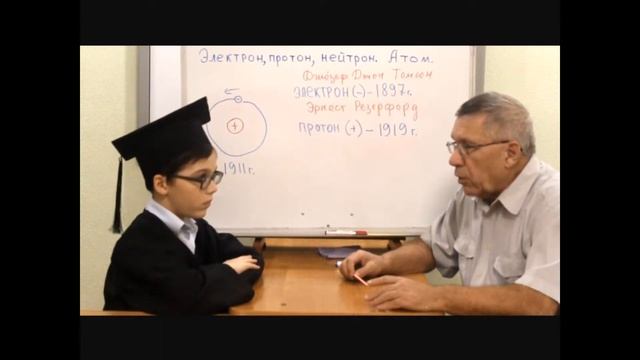 ЕГЭ -19.1. Строение атома. Электрон, протон, нейтрон. смотреть онлайн