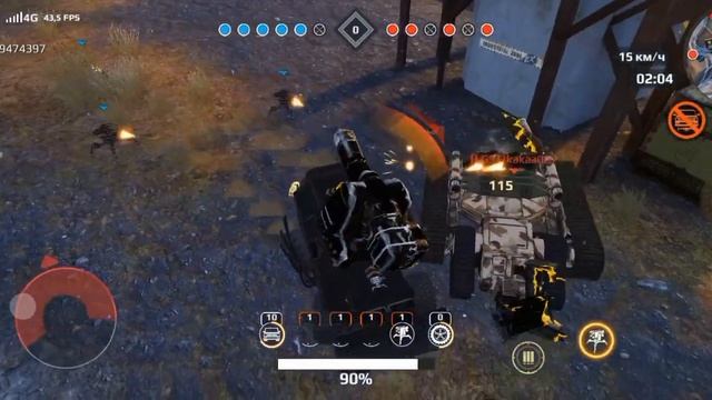 Crossout Mobile: Пулемётная турель Т3 Кобра | Обзор смотреть онлайн