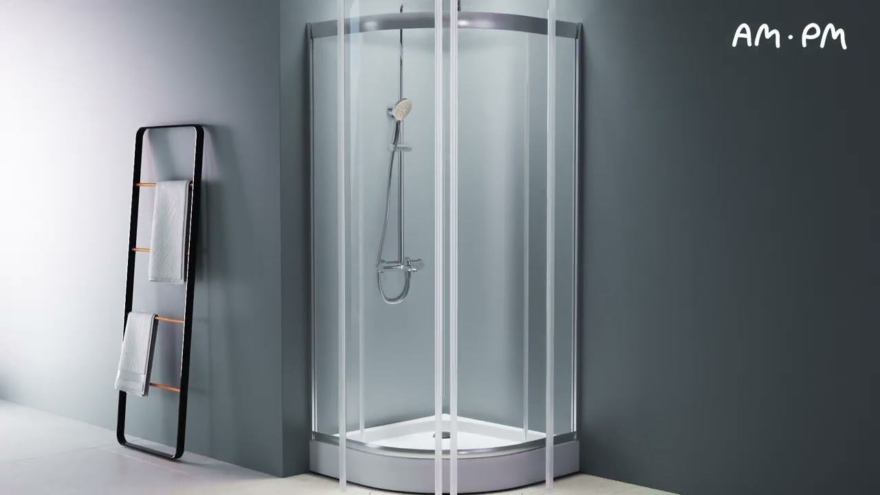 Установка душевого ограждения Gem смотреть онлайн