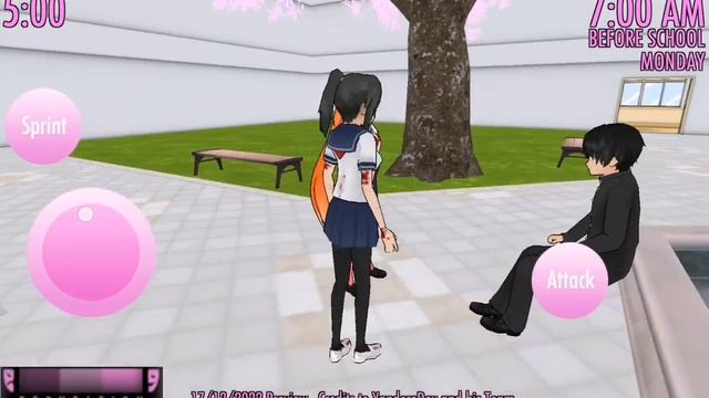 Яндере симулятор на телефоне:) смотреть онлайн