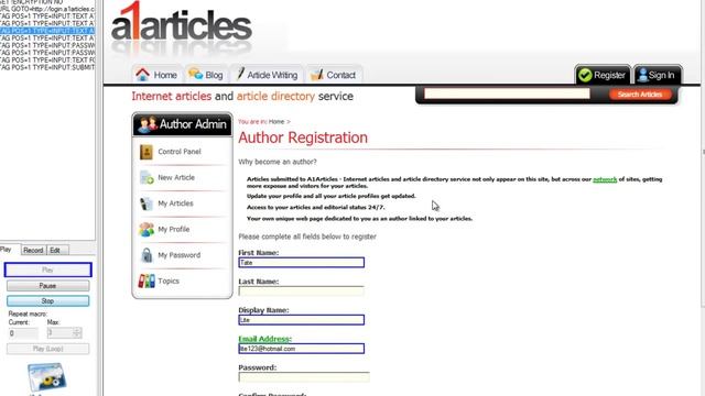 iMacros Assistant Demo смотреть онлайн