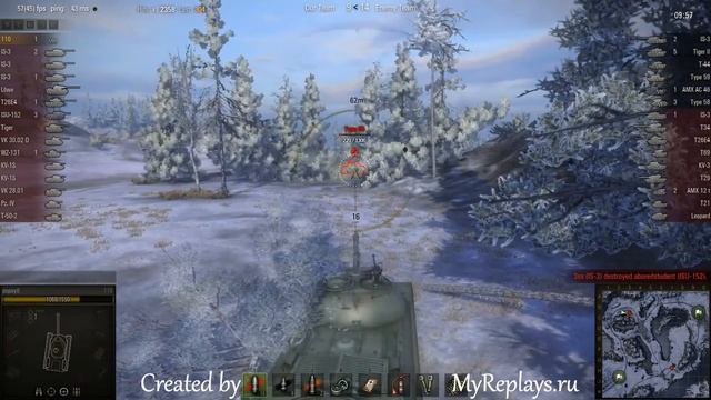 WOT: Arctic Region - 110 - 7 frags - смотреть онлайн