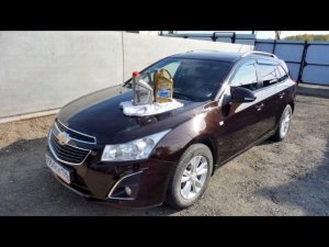 Chevrolet  Cruze 1.8 Замена масла в двигателе и АКПП.