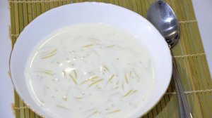 Как приготовить молочный суп с вермишелью.