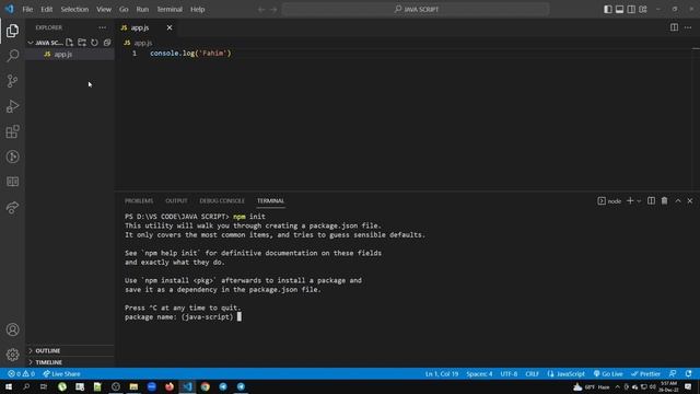 How To Install npm nodemon package in vs code terminal ? смотреть онлайн