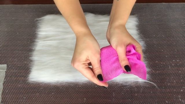 FELTING & ВАЛЯНИЕ: Курс азы в валянии. Урок 12. Объемная фактура из атласа. Нунофелтинг. смотреть онлайн