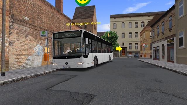 OMSI 2 • Manningen (line 69) • Mercedes Benz Citaro Facelift MÜ смотреть онлайн
