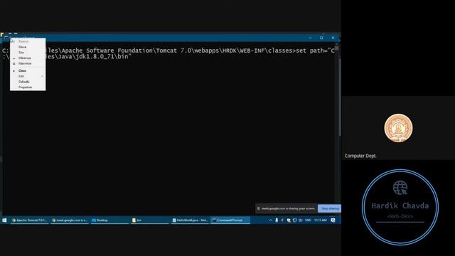 Java Servlet Execution and Environment Setup смотреть онлайн