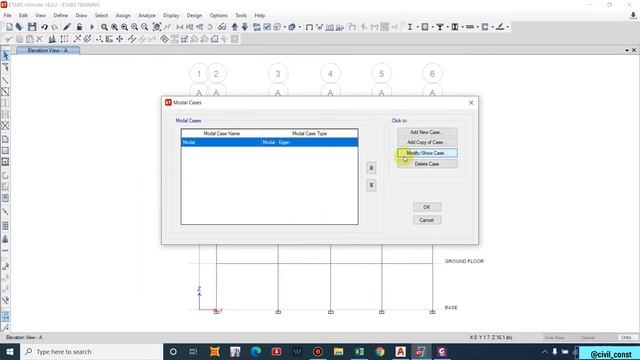 Modal Cases In Etabs | Change Number Of Modes | Modal Analysis