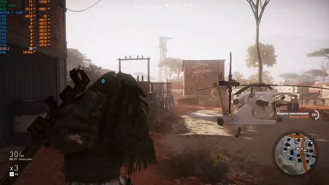 Tom Clancy's Ghost Recon: Wildlands RYZEN 3 4100 GTX 1660 смотреть онлайн