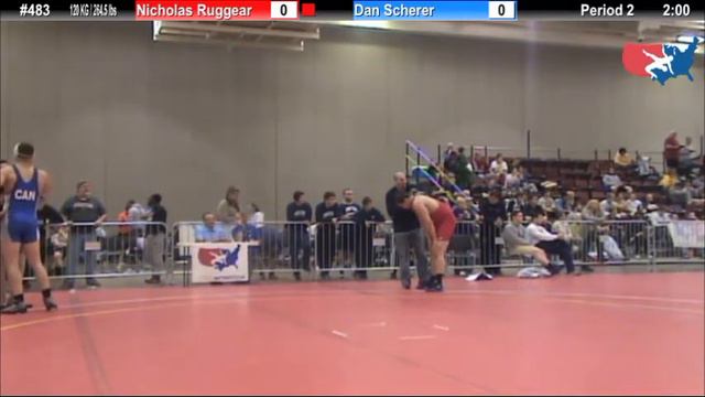 FILAJRFS: 120 KG / 264.5 lbs: Nicholas Ruggear (NLWC) vs. Dan Scherer (Cardinal WC) смотреть онлайн