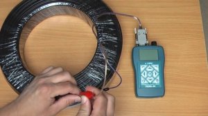 Измерение длины кабеля с известным коэффициентом укорочения прибором РЕЙС-50