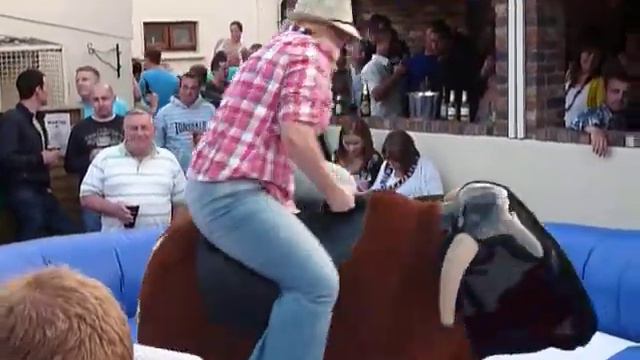 Karen and Wild Bill on the rodeo bull смотреть онлайн
