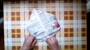 Кепка, шапка из газеты своими руками
