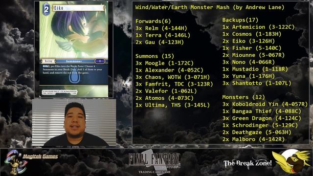 FFTCG - Deck Tech: Wind/Water/Earth Monsters (Win a Box Winner) - Episode 14 смотреть онлайн