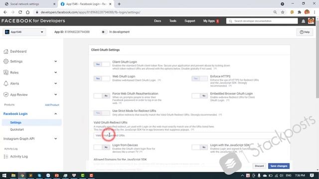 Valid OAuth Redirect URIs for Facebook App Review смотреть онлайн