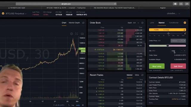 ByBit - Обзор и туториал. Как торговать, лонг, шорт, кредитное плечо. Сравнение ByBit VS BitMEX. смотреть онлайн