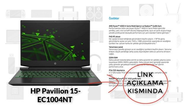 7600TL Fiyat Performans Laptop Tavsiyesi - HP Pavilion 15-EC1004NT - 23 Kasım 2020 смотреть онлайн