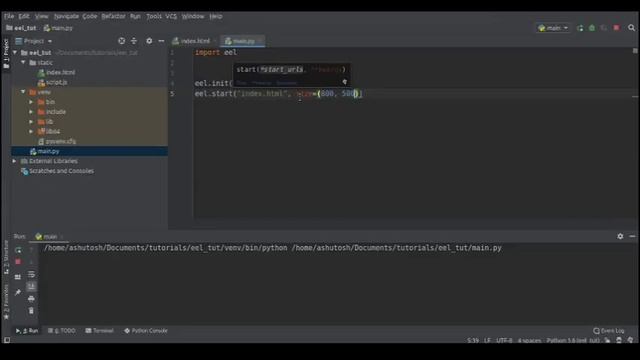Creating Modern HTML apps with Python | Python Eel tutorial смотреть онлайн
