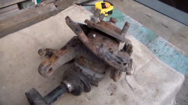 Самодельный ведущий передний мост минитрактора смотреть онлайн