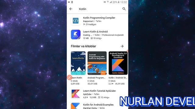 Android telefonlar ushın Kotlin dástúrlew tilin ornatıw?. смотреть онлайн