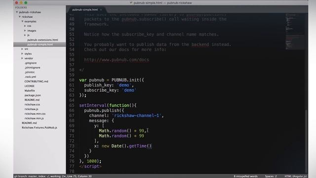 Stream Data to Create Realtime Charts with D3.js and Rickshaw смотреть онлайн