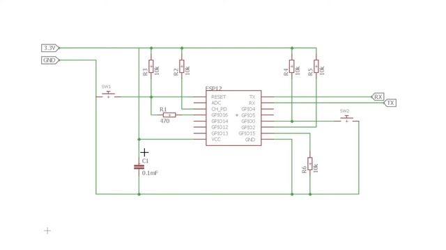 Как подключить ESP-12, ESP8266