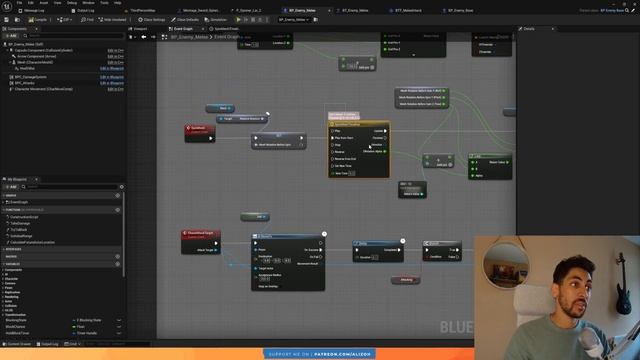 Smart Enemy AI | (Part 16: Spinning Melee Attack) | Tutorial in Unreal Engine 5 (UE5) смотреть онлайн